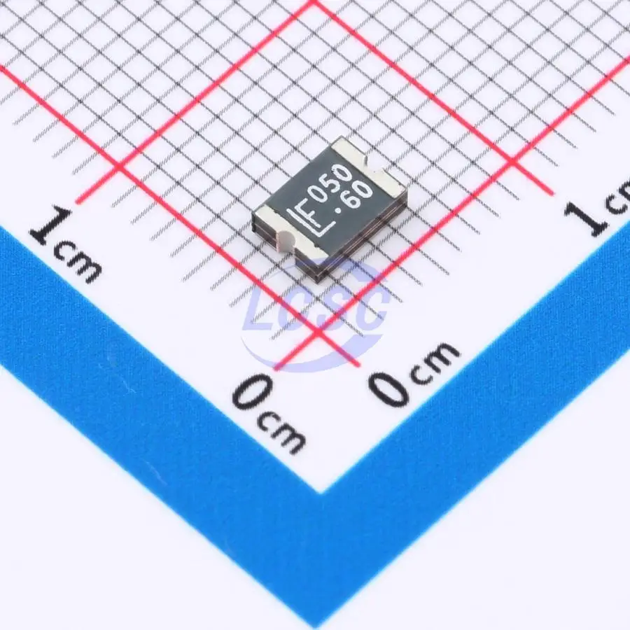 20-100Pcs/Original 1812L050/60MR Mark Code LF050-60 Polymeric PTC Resettable Fuse 60V 500mA Ih SMD 1812 4532 Metric Concave