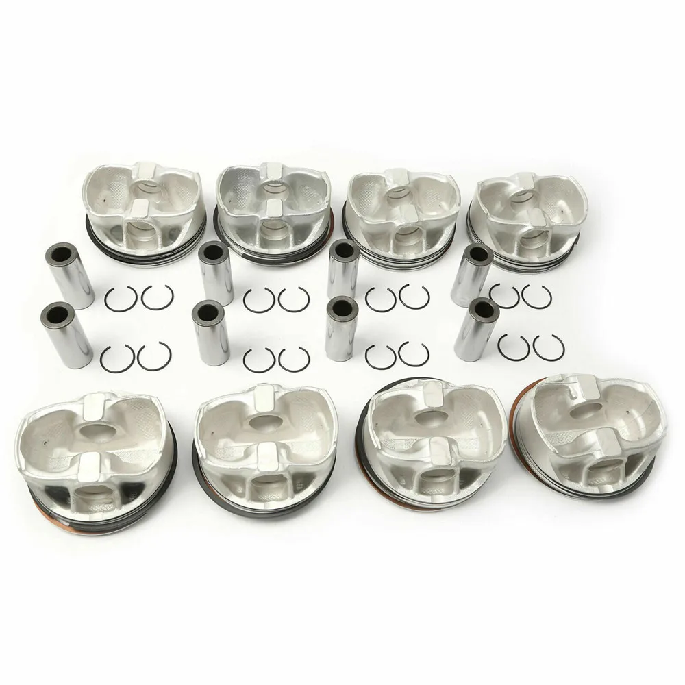 8PCS Engine Pistons Rings A1570300117 For Mercedes-Benz C218 X218 W212 S212 W166 M157 5.5L 2780301317 1570300517  1570300317