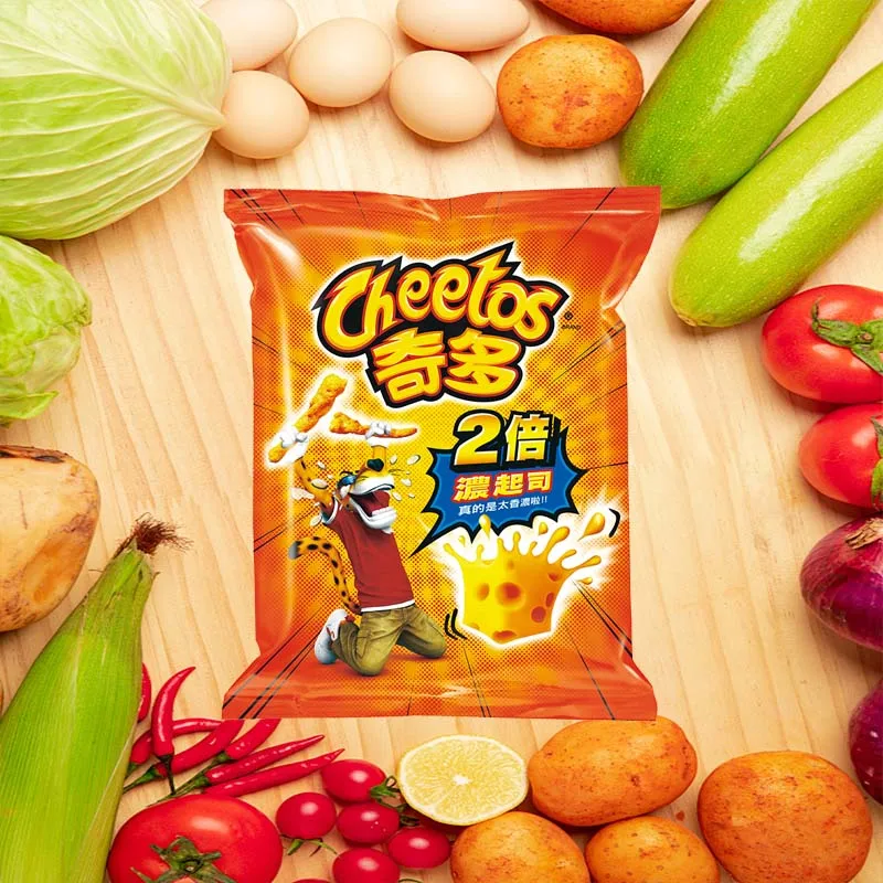 Cheetos 2X Sabor Queso 1,62 oz(46g)*3 paquetes de patatas fritas, snacks inflados, snacks, mazorca de maíz