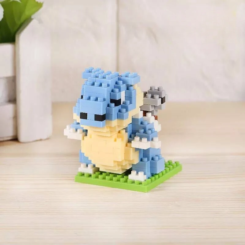 Pokemon Small Blocks Nanoblock Charizard Kyogre Groudon Rayquaza Model Education Graphics Toys For Kids Birthday free shipping