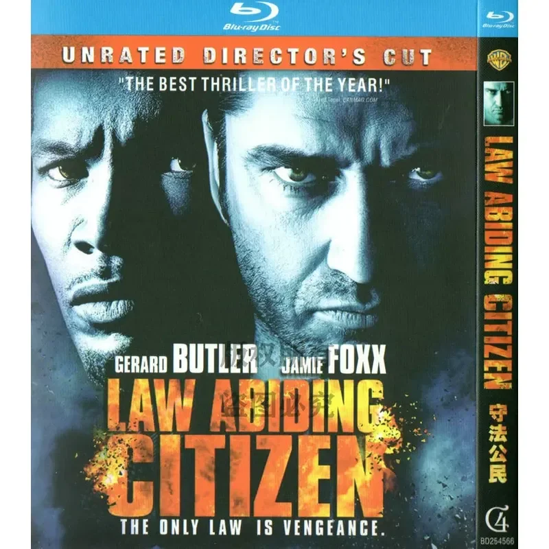 American crime thriller movie, law abiding citizen bd high definition 1080p blu-ray 1 disc