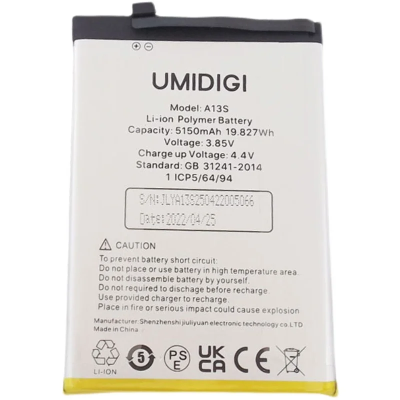 

In stock YCOOLY for UMIDIGI A13S battery 5150mAh Replacement + Tracking Number for UMIDIGI A13 Pro battery