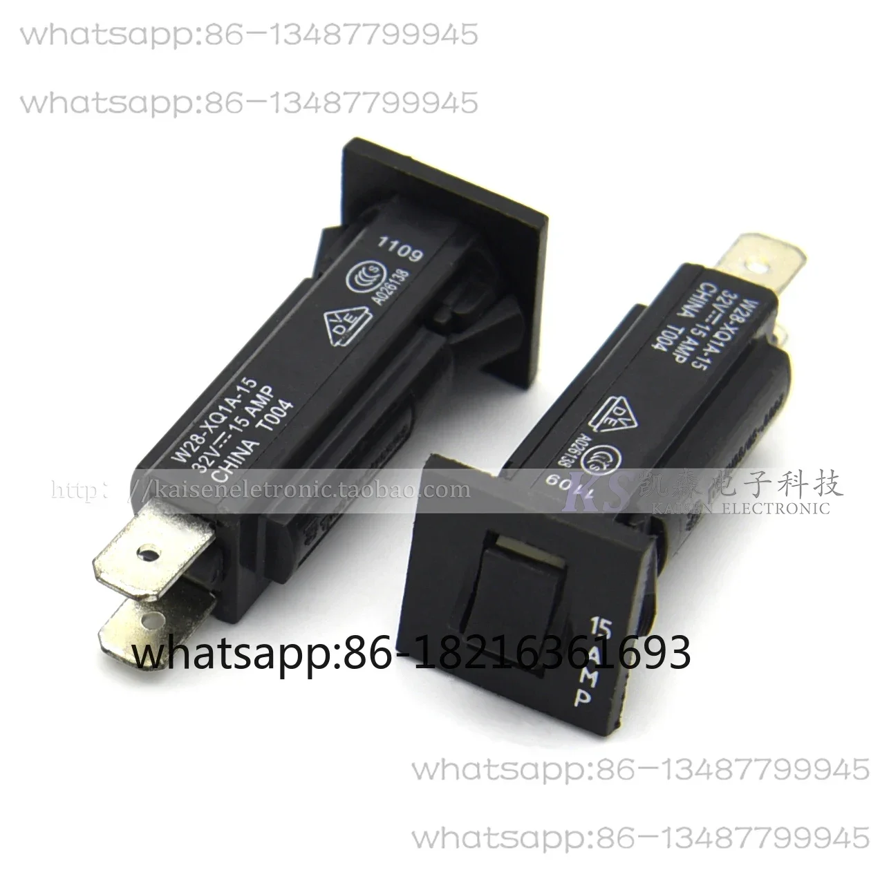W28-XQ1A-3/4/5/6/7/8//20A 32V thermal circuit breaker switch