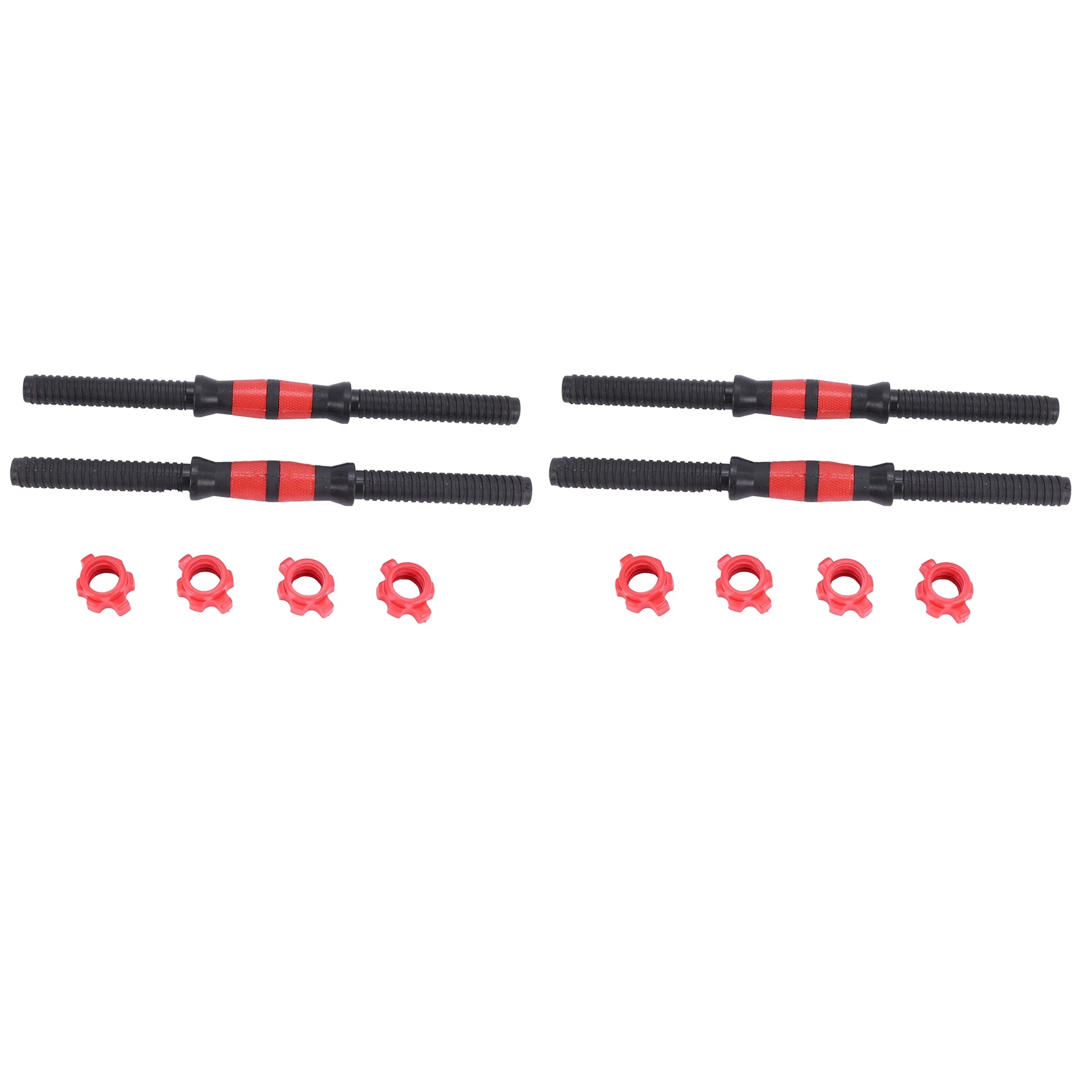 ABMW-4Pcs قضبان الدمبل دائم رئيس الدمبل مقبض الحديد مقبض الدمبل القضبان للرياضة تجريب التدريب الصالة الرياضية