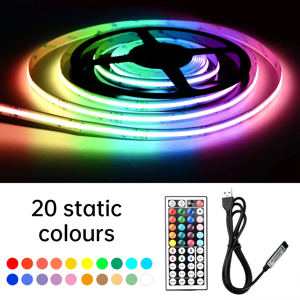 DC 5-24 В 44-клавишный контроллер RGB USB/DC Головка ИК-пульт дистанционного управления Диммер для 3528 5050 RGB светодиодная лента Подсветка телевизора