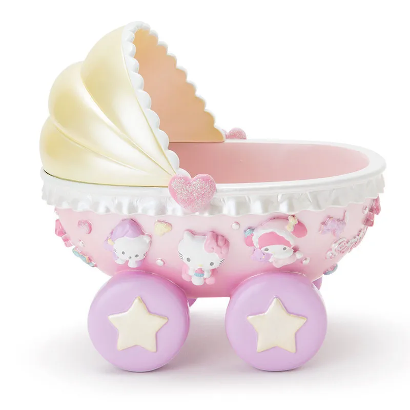 

Sanrio Pacifier Baby Stroller Series Kuromi Decorative Items Desktop Storage Boxes Collectibles Holiday Surprise Gifts In Stock
