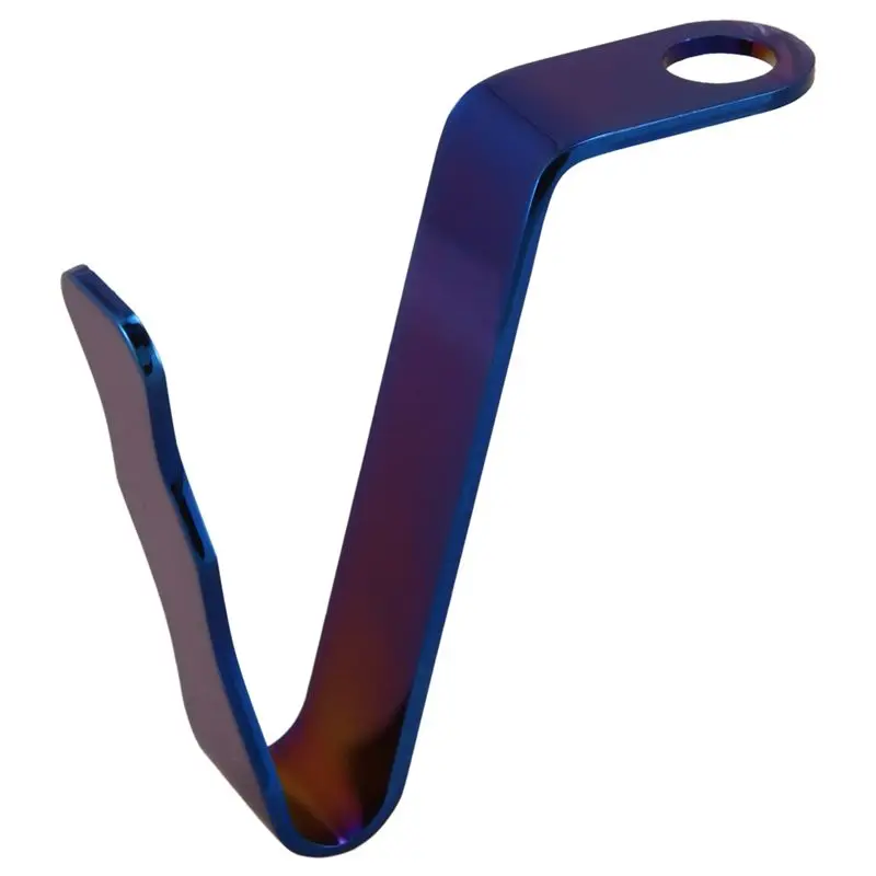 4X Motorcycle Helmet Hook, Fixed Base Of Colorful Titanium Alloy Helmet Hook, Convenient Hook Of Rearview Mirror Base-T48C