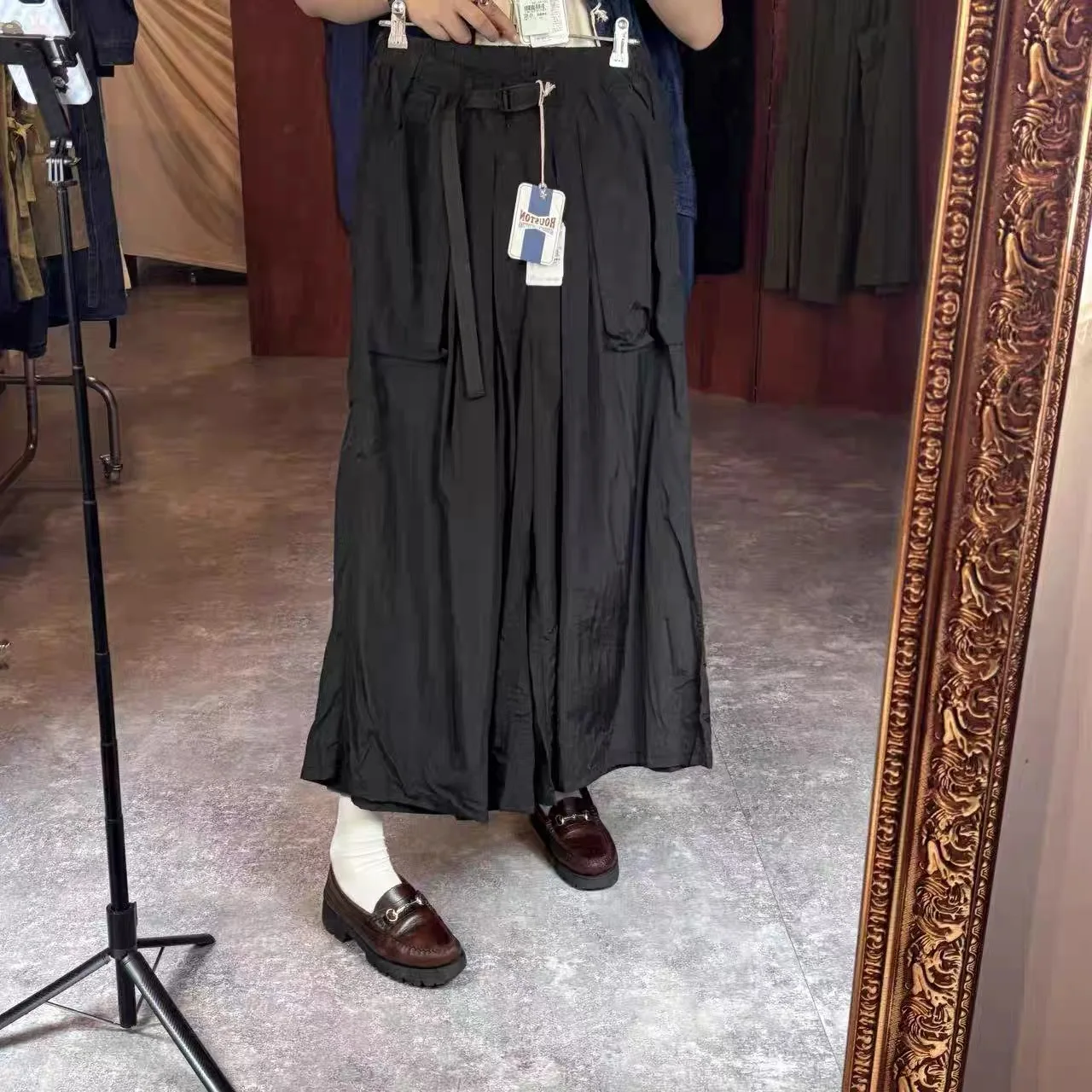 

Houston Lightweight Quick Dry Wide Leg Work Trousers Outdoor Casual Pants Women's High Waist Straight Leg Zipper Fly