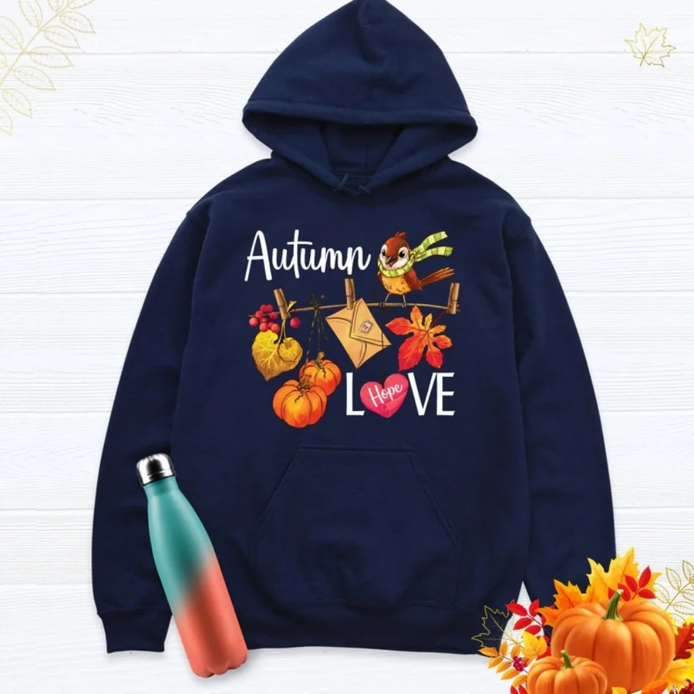 

Fall Season Love Hope Hoodie Thanksgiving Family Hoodie Love Hope Fall Yall Tracksuit Novelty Trending Clothes Creativity Style