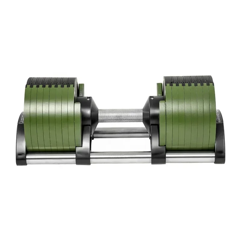 Mancuernas ajustables electrónicas de China, placas de mancuernas hexagonales con logotipo personalizado inteligente de acero de 32Kg, peso del gimnasio