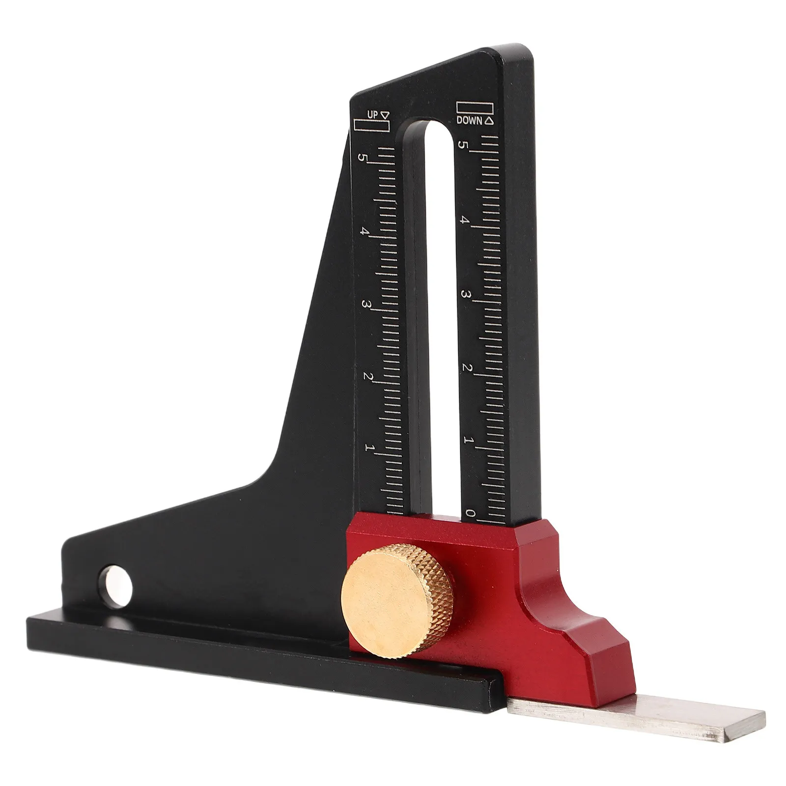 Aluminium Alloy Woodworking Height Depth Gauge Setup Blocks for Table Saw Router Table Drill Press Precision Measurement