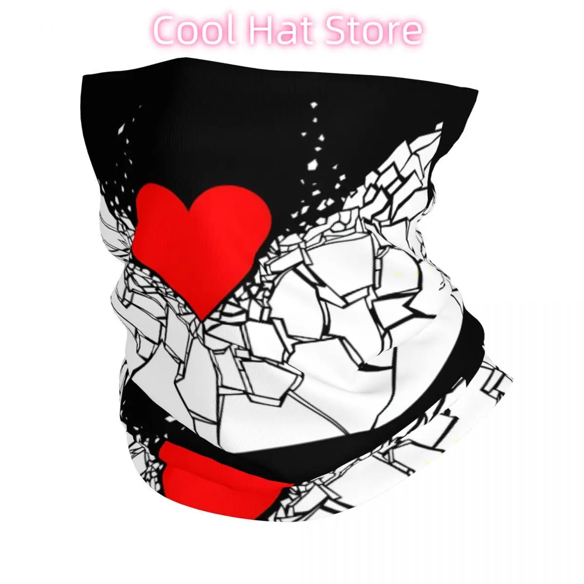 

Heartbreaker Bath Mat Bandana Neck Cover Printed Wrap Scarf Multi-use Cycling Riding for Men Unisex Thin