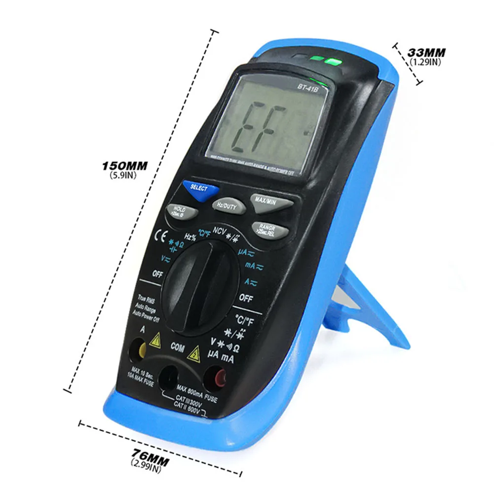 True RMS Digital Multimeter with Auto Range Non Contact Voltage Detection and Backlit LCD for Easy Measurement