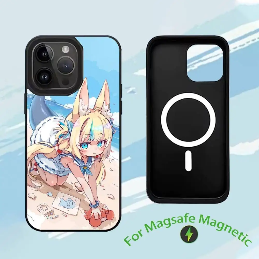 Capa de telefone S-Sameko Saba para iPhone17,16,15,14,13,12,11,Plus,Pro,Max para capa de carregamento sem fio Magsafe