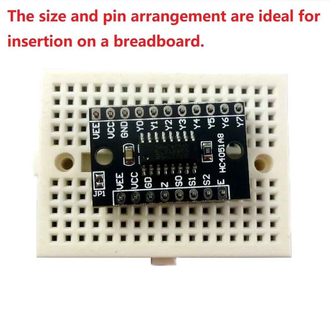 8ch Analog Multiplexer/Demultiplexer 74HC4051 Module for Arduino Raspberry Pi Breadboard