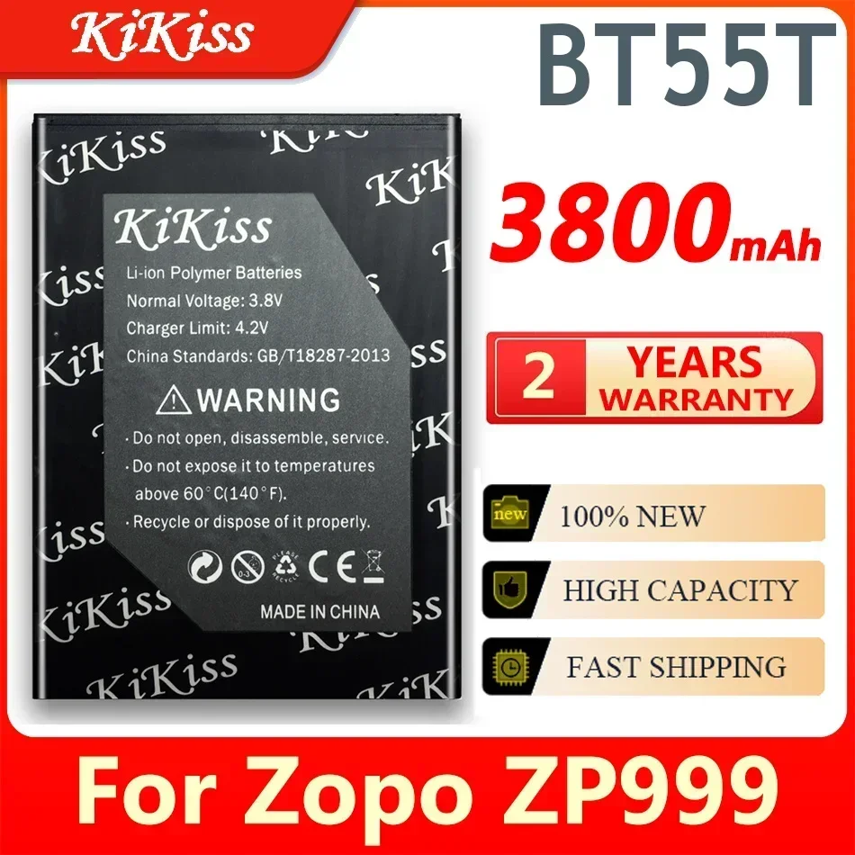 3800mAh BT55T For Zopo 999 998 ZP999 3X ZP3X zp998 Mobile Phone High Capacity Battery