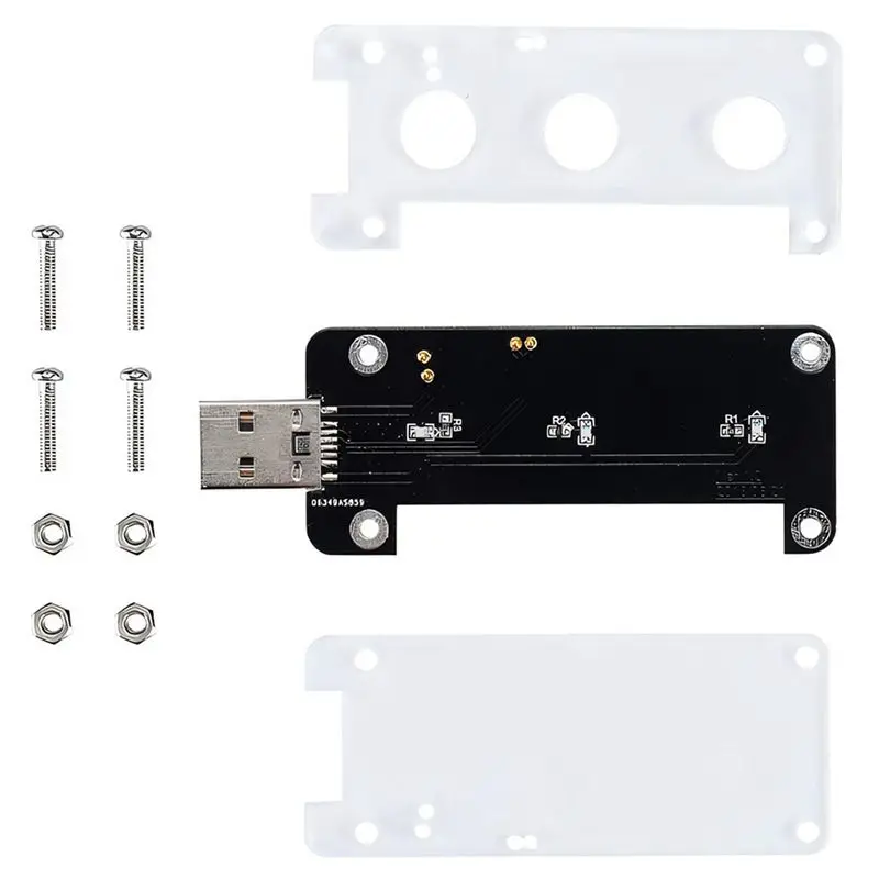 

Комплект модуля расширения A28Q-USB для Raspberry Pi Zero / Zero W, с возможностью установки как с передней, так и с задней стороны.