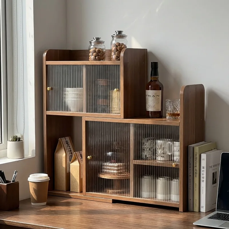 Desktop shelves, water cup storage cabinets, multi-layer dust cabinets, indoor finishing racks, countertops, side cabinets.