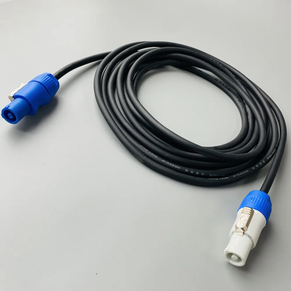 3M 5M Stage Lighting AC Power Cable PowerCON Extension IN/OUT Conversion Wire 3x1.5mm² Cables For LED Moving Head Audio DJ Gear