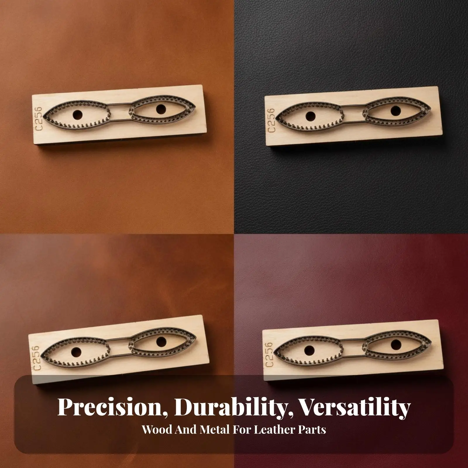 Leathercraft Die for Keychain Zipper Pull Shape with Raised Edge for Consistent DIY Cutting