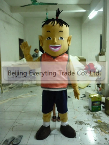 

Новый взрослый горячая распродажа из пенопласта, милый мальчик, необычный костюм талисмана с героями мультфильмов, плюшевое рождественское нарядное платье, костюм талисмана на Хэллоуин