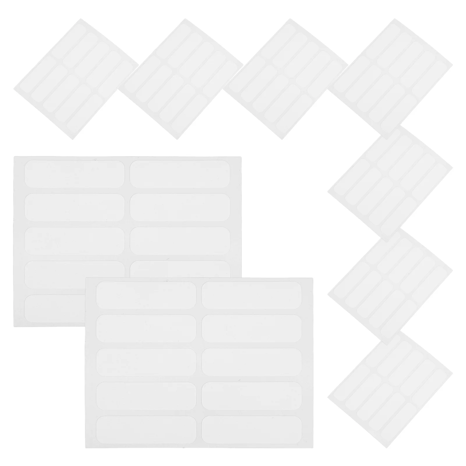 100 Pcs Cloth Label Sticker Name Tags for Clothes Stamp Clothing Kids Waterproof Stickers Labels Fabric Washable