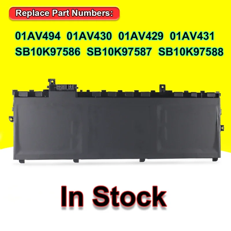 01AV494 01AV430 For Lenovo ThinkPad X1 Carbon 5th 2017/6th Gen 2018 Laptop Battery 01AV429 01AV431 SB10K97587 11.52V 57Wh