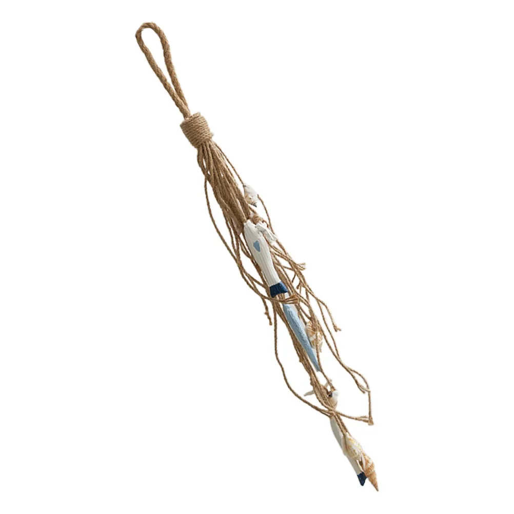 

Mediterranean Wall Decor Fish String Pendant Nautical Beach Room Hanging Wall Art Ocean Coastal Home Decoration Fish Ornament