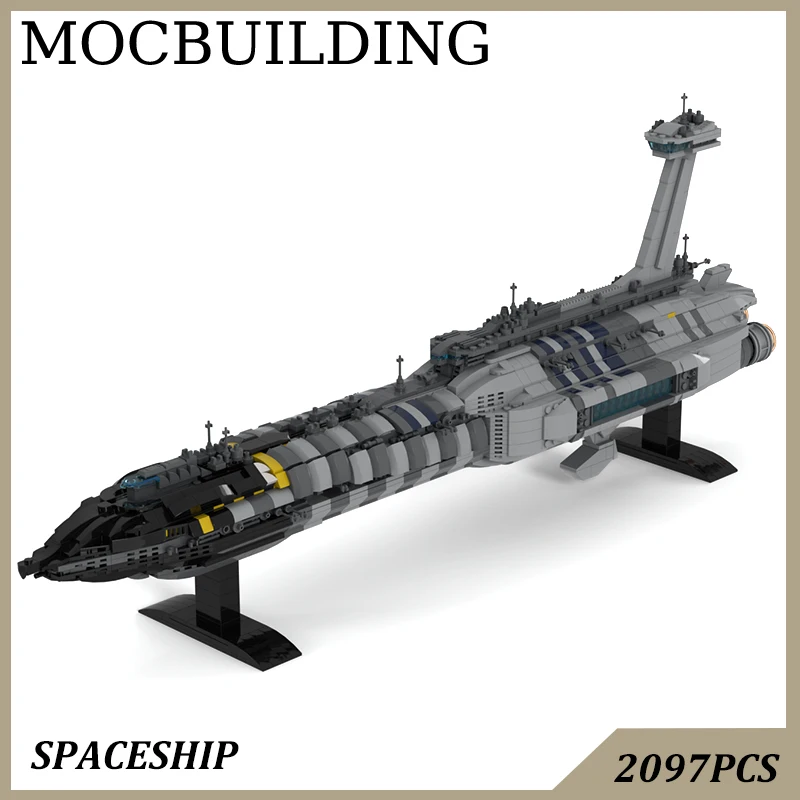 

Spaceship with Stand MOCBUILDING Blocks Bricks Display Model Construction Toys Christmas Present Birthday Gift