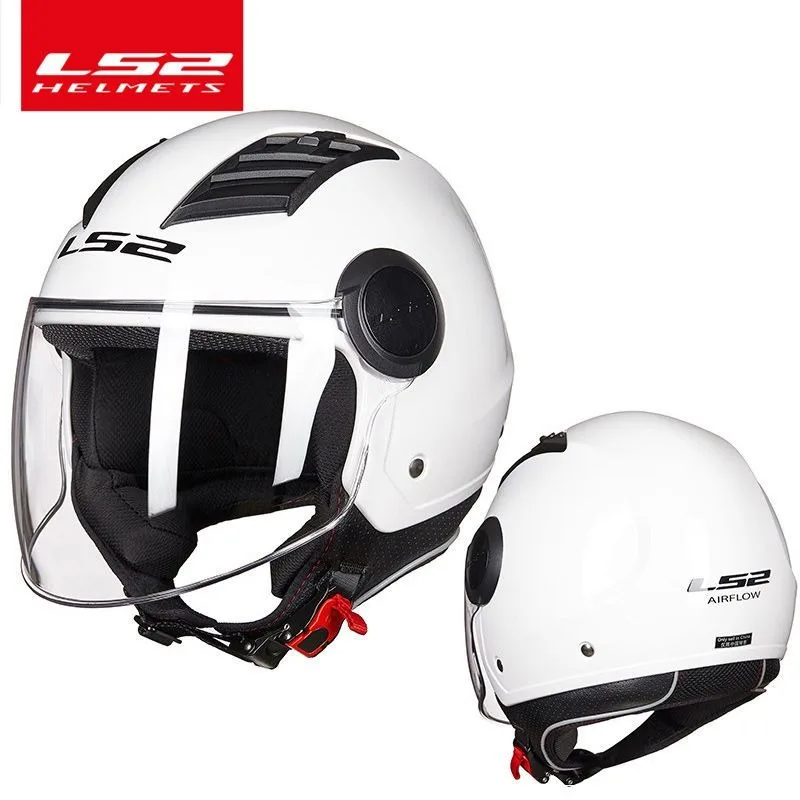 LS2 OF562 Motorcycle Helmet High Quality Protection Open Face Airflow Half Face Fashion Ls2 OF562 Helmet Motorbike Accessories