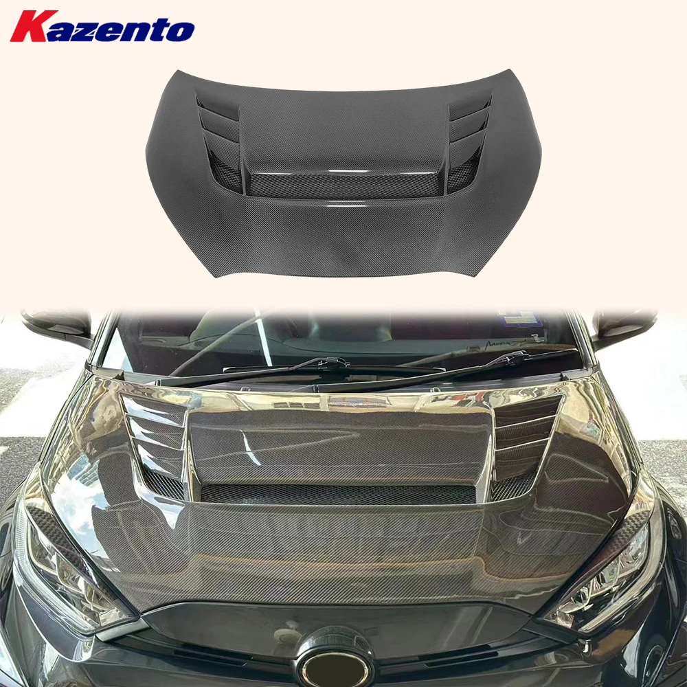 

Для Toyota GR Yaris XP210 3-дверный 2020-2024 годов, капот с вентиляцией в стиле VS из углеродного волокна (доступен морской транспорт, приветствуются запросы)