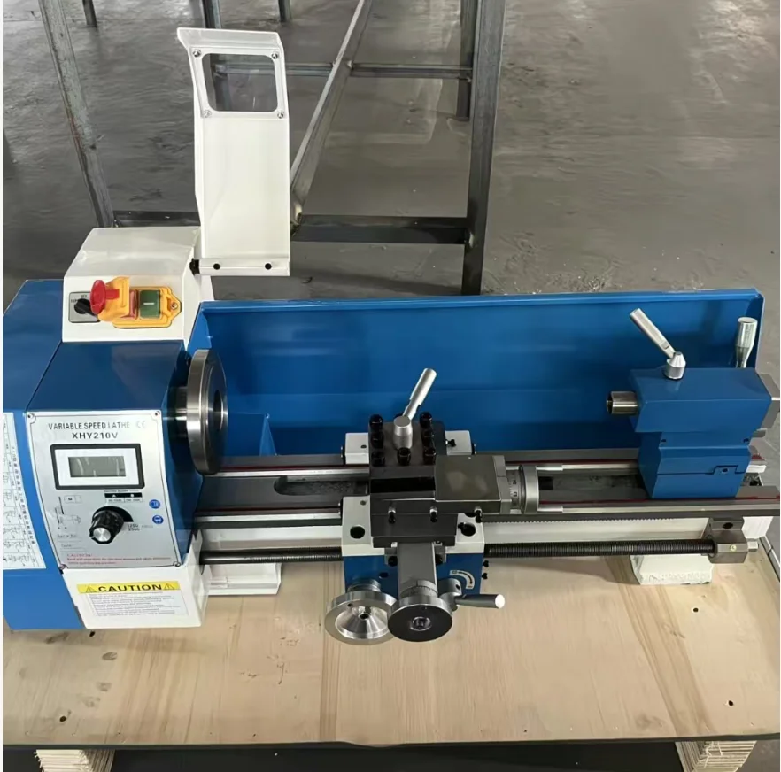 

210VL 1000W Mini Manual Bench Metal Lathe Machine 2024 New Model 220v Voltage for Medium Duty Machining