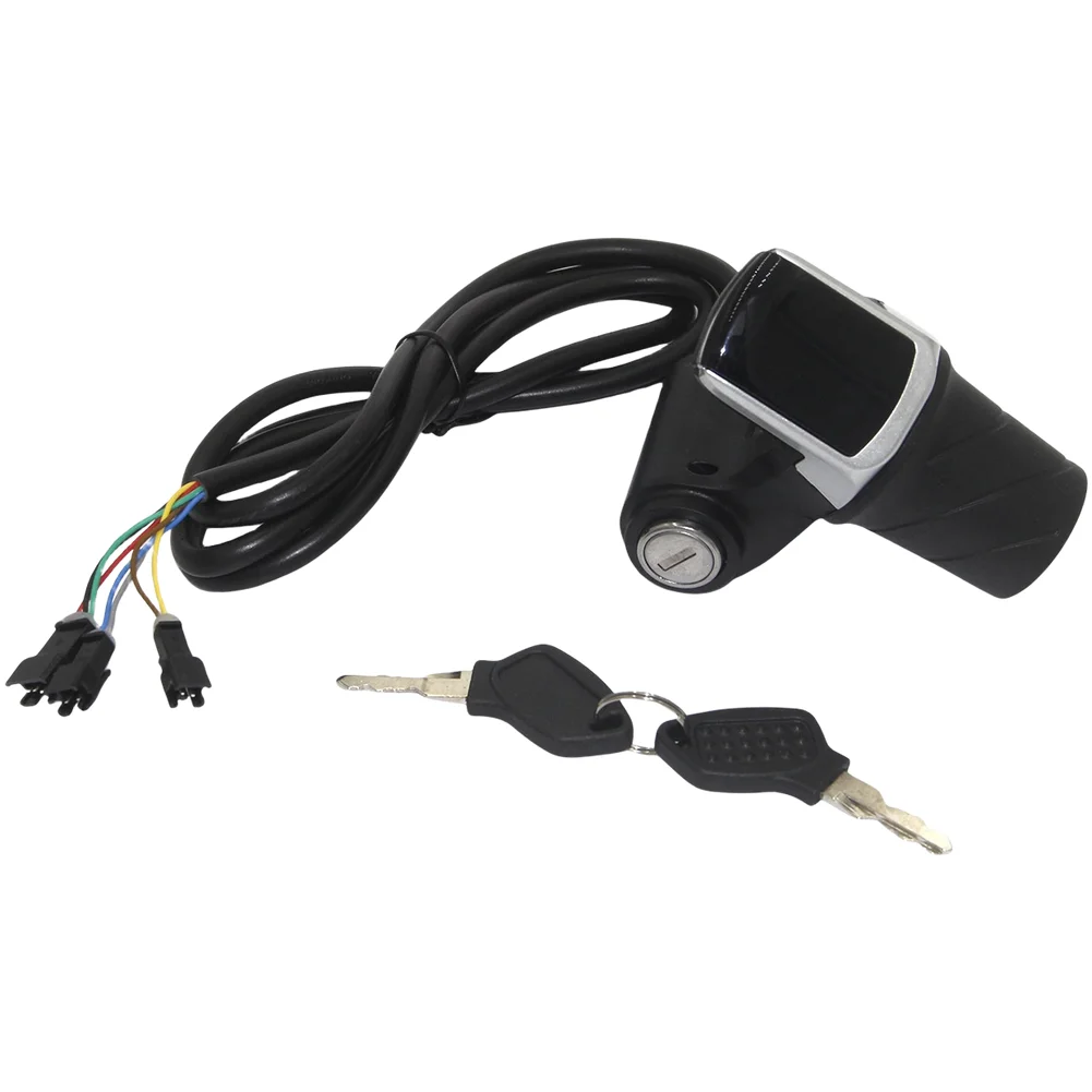 LCD Display Speed E-bike Throttle Security Switch Speed Adjustment Secure Locking Mechanism Sensitivity Control