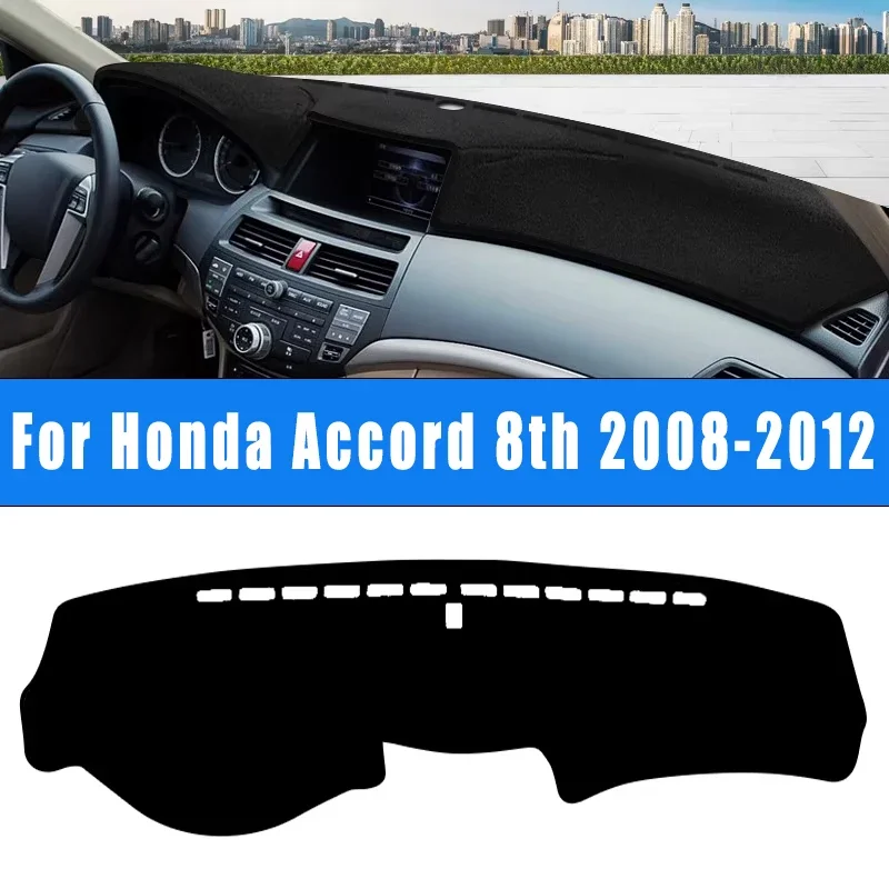 لوحة سيارة حصيرة الشمس الظل أداة مكتب عدم الانزلاق داش غطاء اكسسوارات لهوندا أكورد 8th 2008-2012 2009 2010 2011 #1