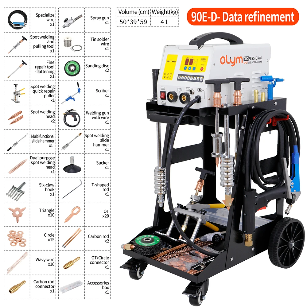Automobile Sheet Metal Car Body Dent Repair Machine Spot Welder Dent Puller  Machine Spotter Welding Equipment