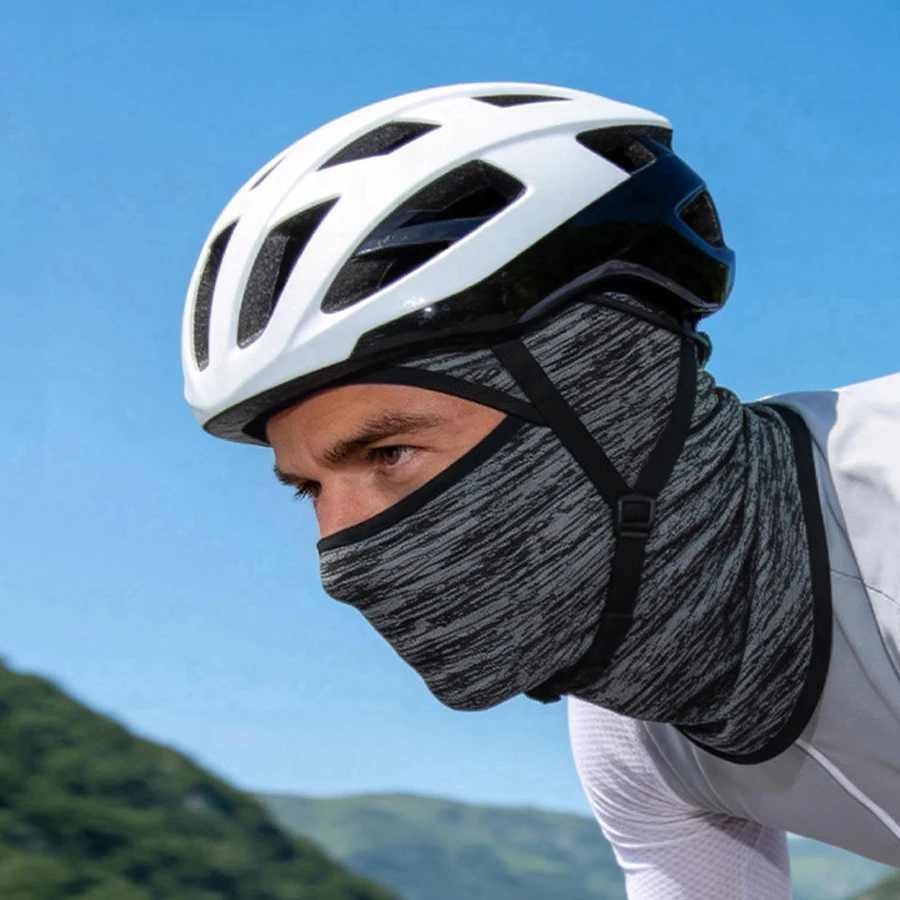 Kids & Adults Balaclava Sun Protection Full Face Mask UPF50+ Ice Silk Breathable Neck Gaiter for Cycling Golf Outdoor Sports