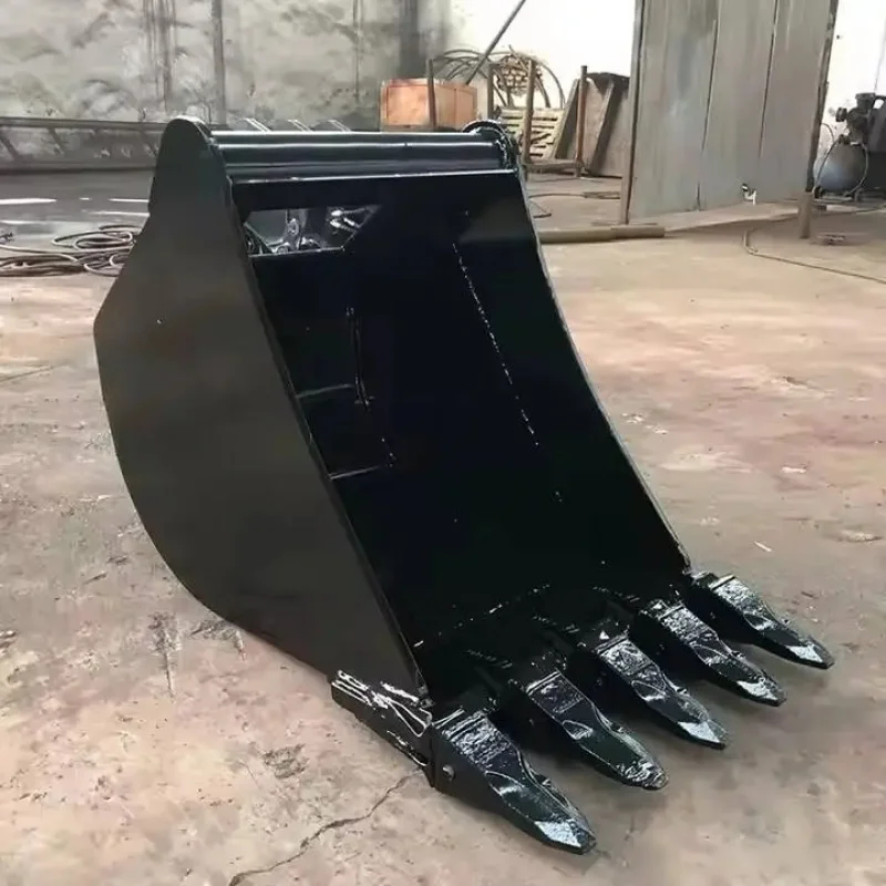 Customized Steel 55 Ton Heavy Duty Rock/Crusher Attachment Bucket Teeth For Construction Machinery