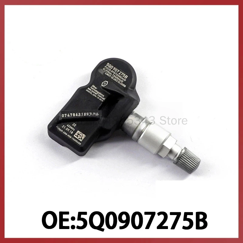5Q0907275B is suitable for Volkswagen Audi TPMS tire pressure sensor 433MHz tire pressure monitor