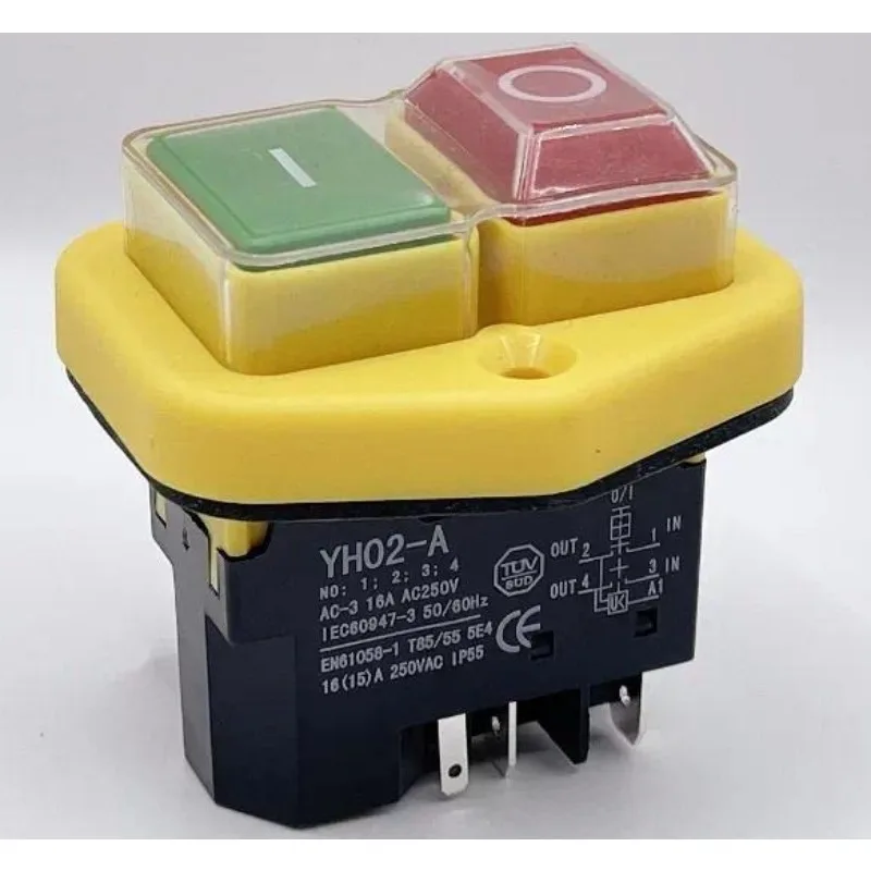 KLD28 220V magnetic button over-voltage and under-voltage protection switch KJD17 YH02-A Slicer electromagnetic switch