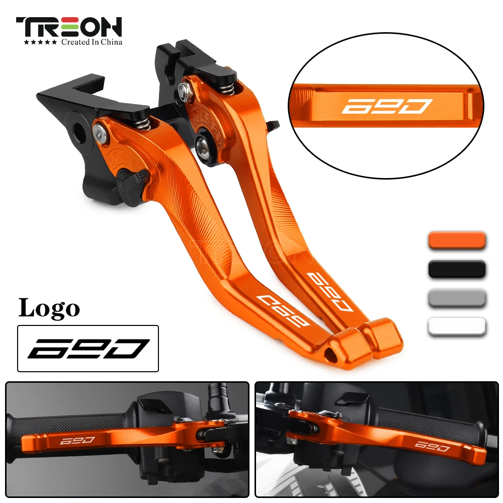 For KTM 690 Duke SMC SMC-R Enduro R 2014 2015-2022 Motorcycles Handlebar CNC Foldable Brake Clutch Levers Adjustable