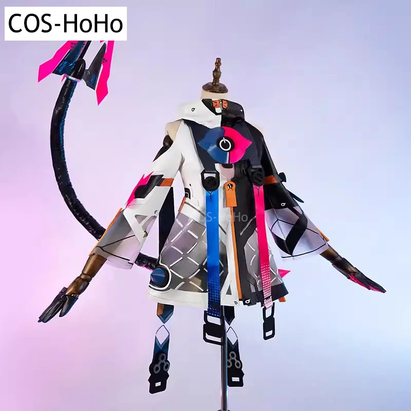 COS-HoHo Honkai Impact 3rd Delta Fervent Tempo Game Suit Elegant Uniform Cosplay Costume Halloween Party Role Play Outfit Women