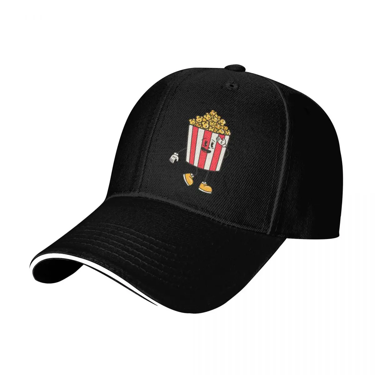 Couple's matching bucket hats_Popcorn and Cool Drink Baseball Cap Men Women Casual Summer Sport Sun Cap