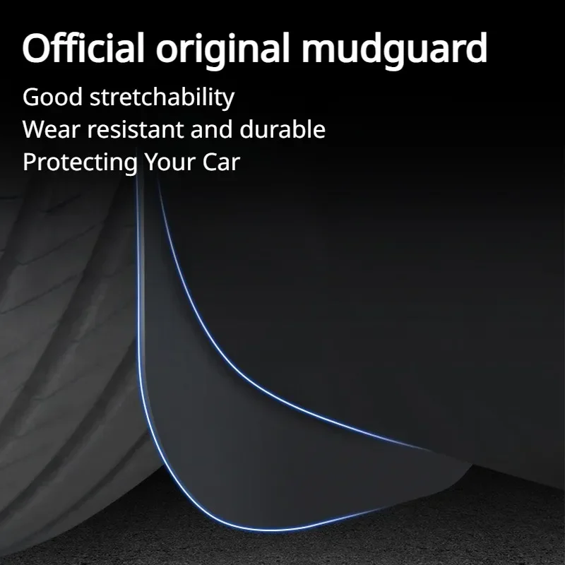 Mudguards for Tesla Model 3 Highland Front Rear Wheel Fender Splash Guards Official Original Mudguard Protector Car Accessories