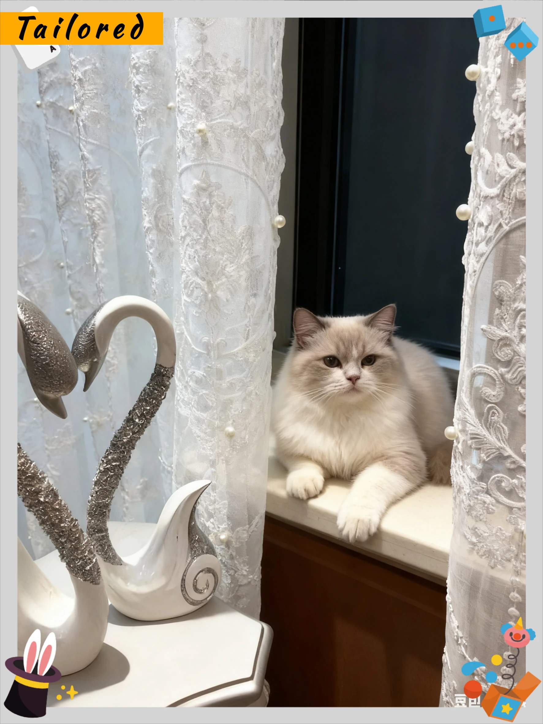 

French Romantic Curtains for Bedroom Living Room Light Transparent Roman Pearl Yarn Balcony Window Custom Made Drapes