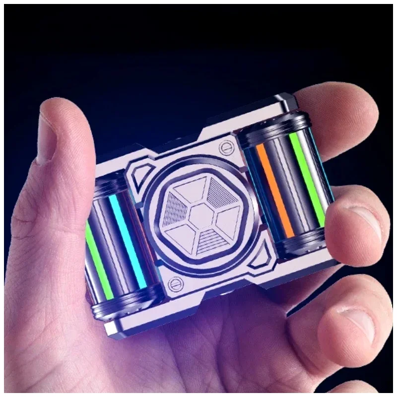 EDC Fidget Spinner Toys Metal Roller Stress Relief Novelty Toy Luminous Antistresse Decompression Mens Halloween Christmas Gift