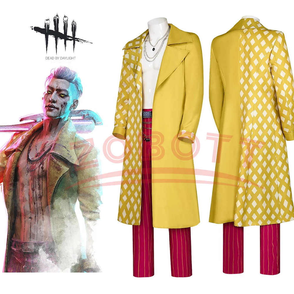 

Anime TrickSter Giegie Cosplay Costumes Ha Ji-won Uniform Game Dead Daylight Role Play For Men Women Halloween Accessories Props