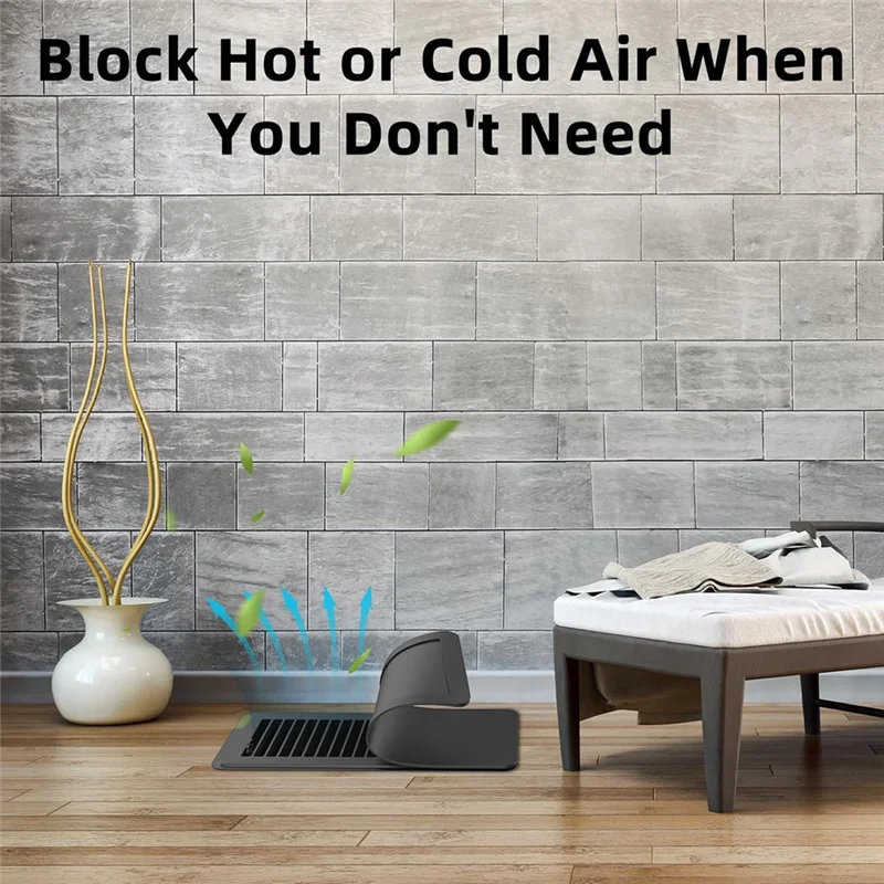 

ABUD-Floor Register 4 X 10 дюймов с сильной магнитной вентиляционной крышкой Комплект вентиляционных отверстий для домашнего пола, стены или потолка для HVAC R