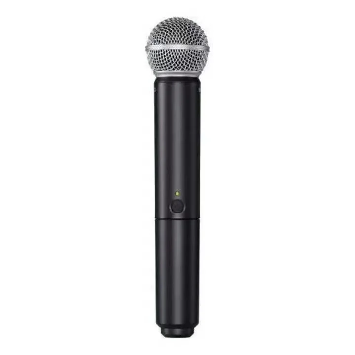 High Quality BLX288 Dual Channel Wireless Microphone Dual Handheld Wireless PG58 Microphone Digital Vocal System YHS BLX288