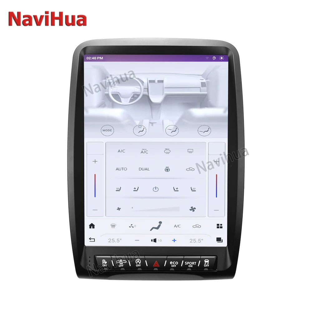 NaviHua Nowa 13,8-calowa radioodtwarzacz samochodowy z ekranem 2K z systemem Android do Dodge Durango 2014 2016, multimedialny Carplay, nawigacja GPS, jednostka główna