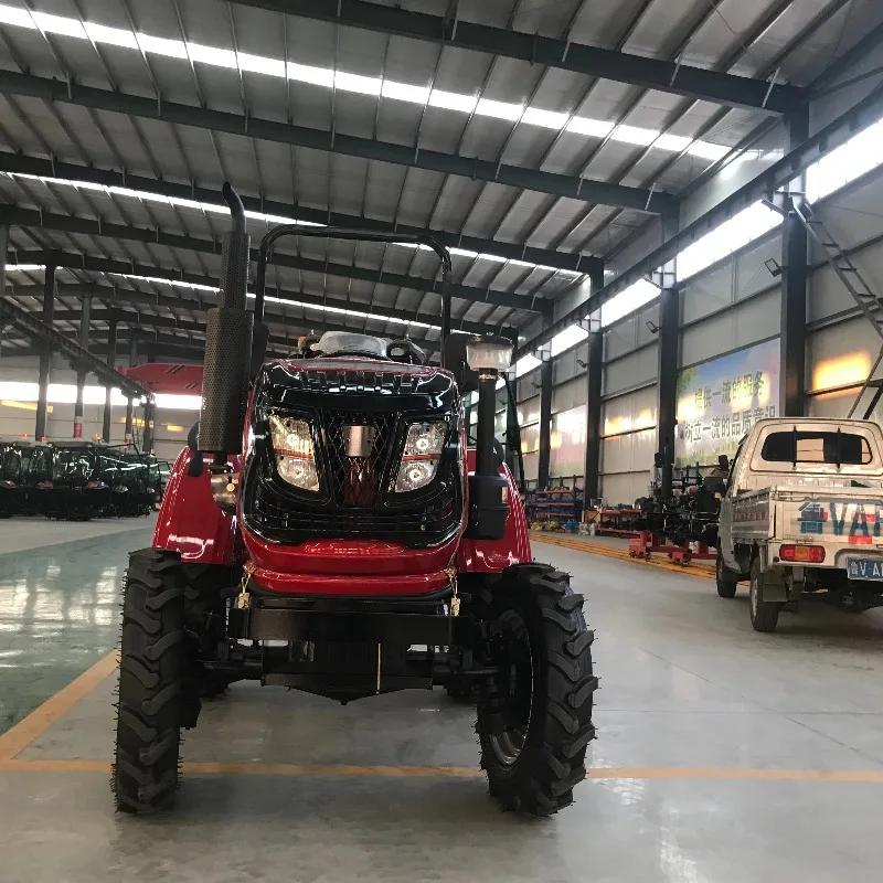 Agricultural Mini Wheel Tractor 25-45HP 4WD New Diesel High Cost Performance Farm Machinery For Household Farm Use